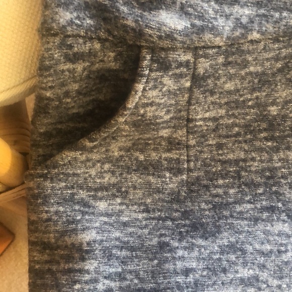 Anthropologie 💯%wool skirt marled snap closures pockets good condition - Picture 6 of 14